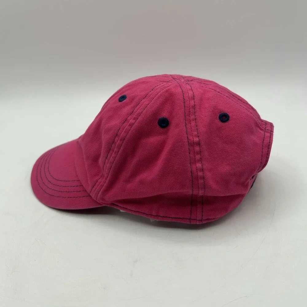 Vintage Y2K Nike Hat Baseball Cap‎ Strapback Swoosh Pink Size Infant Silver Tag